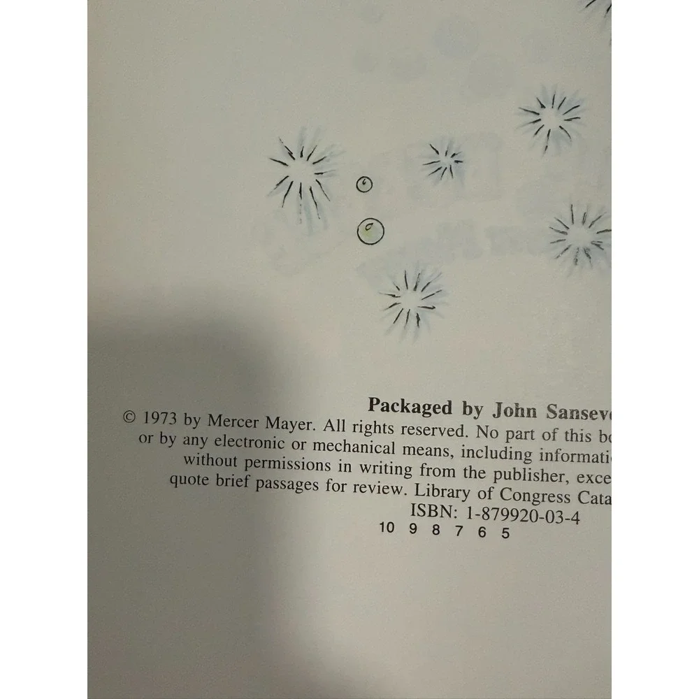 Bubble Bubble By Mercer Mayer 1973 Vintage Children's Picture Book Softcover